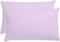 Plain Dye Baby Toddler Pillowcase 60x40cm,Soft Cot Bed Pillow Cases 2 Pack,100% Brushed Cotton Kids Pillow Cover for Boys Girls Bedding,Travel Junior Small Pillowcases, Lilac