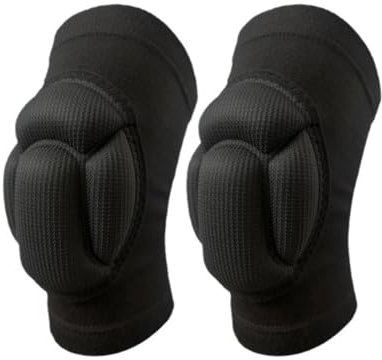 Generisch 2 rodilleras para baloncesto, voleibol, lucha libre, snowboard, trabajo, unisex (M)