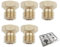 Jecdfs 5 pièces Gicleurs Gaz Butane Universel, Gicleur Butane pour Gazinière, pour Weber et Autres Marques, brûleur Propane, Différentes Tailles 0,50, 0,70, 0,87, 1,02 mm