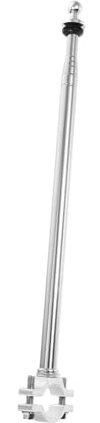 BAZEITFLOW Fahnenmast 8m Stabil Edelstahl mit Anhängerkupplungs Fahnenmasthalterung und Flaggenhalterung für Dirtbikes Aluminium Stahl Material für Outdoor Gebrauch