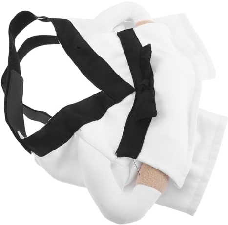 GARVALON Ninja Hundekostüm für Kleine und Mittelgroße Haustiere Kampfsport Kostüm aus Weichem Strapazierfähigem Material Leicht Anzuziehen Lustiges Outfit für Partys und Cosplay