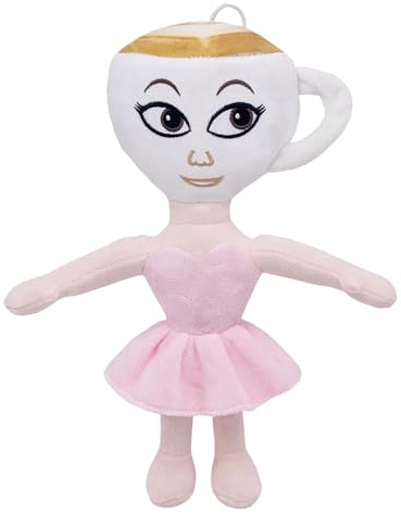 Mailfull Brainrot Kuscheltier Tung Tung Tung Sahur Plush Tralalero Tralala Kuscheltier Lustiges Italian Brainrot Figuren PlüSchtier (Ballerina Cappuccina)