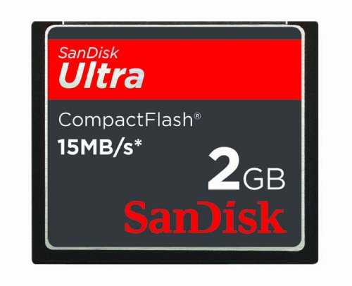 SanDisk Carte CompactFlash (CF) Ultra II 60x Carte Mémoire Flash 2 Go