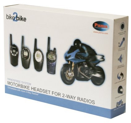 Motor Bike Helmet Speaker and Microphone System for PMR Radio (Open Face Helmets)