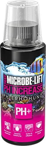 MICROBE-LIFT® - pH Increase | pH-Erhöhung | Zur schnellen und sicheren Anhebung des pH-Wertes in jedem Meerwasser Aquarium | Schnell & effektiv | Inkl. Elektrolyte | Inhalt: 118 ml