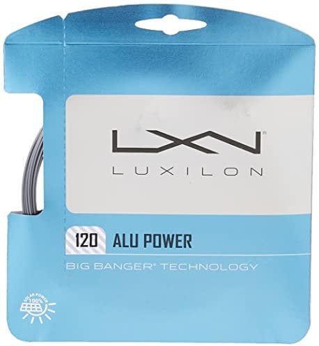 Wilson Unisex – Erwachsene ALU Power Feel 120 Set Strings, Silver, 12,2 Meter