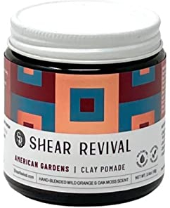 Shear Revival American Gardens Styling Clay | Starker Halt | Matte Textur | Natürliche Inhaltsstoffe | Leicht auswaschbar | 96g