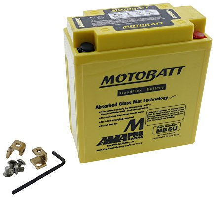 MOTOBATT Batterie 12 V 7 Ah (MB5U) [wartungsfrei & versiegelt] kompatibel für Suzuki DR 650 RS SP42B 1990-1991