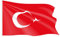Piersando Fahne Hissflagge Länderflagge Fanartikel Land Flagge mit Metallösen Fussball EM WM Eishockey Handball Basketball Frauen Männer Kinder 2024 Türkei 150cm x 90cm