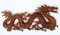 NEU schönes Relief DRACHE Holz Dragon Handarbeit Glücksdrache Rel24