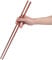 Donxote Lot de 2 paires de baguettes en bois marron extra longues 41,9 cm