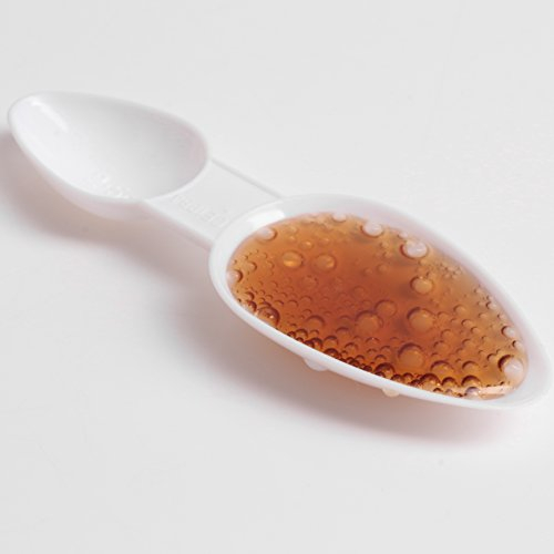Knicy 10x Double Sided Medicine Spoons - 2.5ml & 5ml Strong Two Ended Dispensers