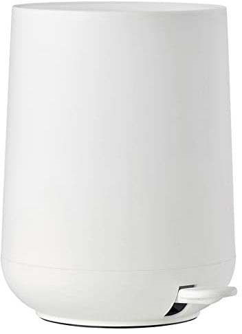 Zone Denmark Nova Mülleimer fürs Bad, Kosmetikeimer, Abfalleimer fürs Badezimmer, Durchm. 20,5 cm, Höhe 23,5 cm, Fassungsvermögen 3 Liter, Weiß
