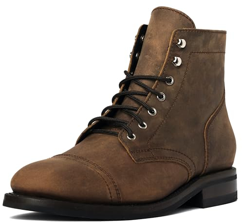 Thursday Boot Company Captain Herren Schnürstiefel, Gebranntes Kupfer, 41 EU