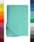 Lavea Spannbettlaken 140x200cm-160x200 - aus atmungsaktiver Baumwolle - Passgenau für Standardmatratzen bis 20cm - Türkises Bettlaken mit Gummizug - Jersey Spannbetttuch 140x200cm-160x200