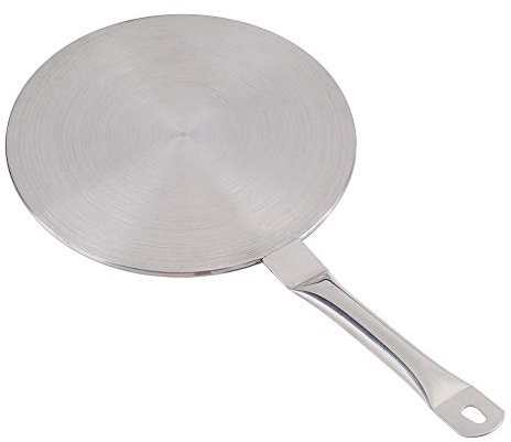 Placa difusora de calor, 22cm de acero inoxidable, cocina de inducción, protector de calor, convertidor de adaptador para cocina eléctrica, accesorios para el hogar