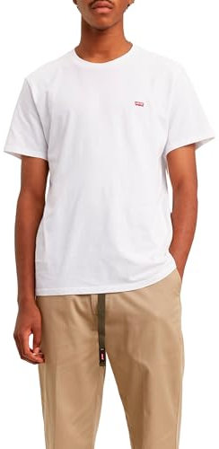 Levi's Big & Tall Original Housemark Tee, Uomo, White +, 5XL