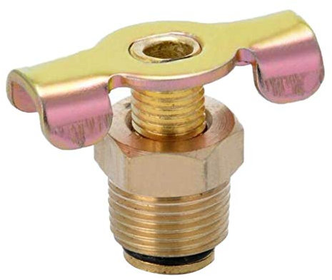 Amagogo Air Tank Drain Valve Switch Plug Screw Brass with T-Handle 3/8inch