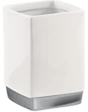 Gedy White G-Lucy, Badezimmer, Finish, Zahnbürstenhalter, Keramik, Design R&S, Größen 10, 3 x 7,3 cm, 2 Jahre Garantie, Einzigartig