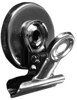 Fackelmann 60964 Magnetclip x2, Eisen, Nickel, Magnet, 3,2 x 4 cm
