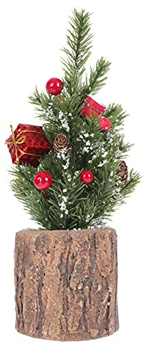 1pc Christmas Decoration Holiday Party Decor Bottle Brush Trees Small Xmas Tree Fake Christmas Tree Tabletop Decor Christmas Scene Adornment Resin Artificial Landscape Tree