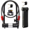 Via Velo 2 Electric Bike Bike Lock Set | Same Key System 4 Keyed Alike keys, Heavy-Duty Hard Steel | 33.5 Folding Lock | 11 Bicycle ULock | 6' Cable | for Electric Bike Fat Tire Scooter Folding Bike
