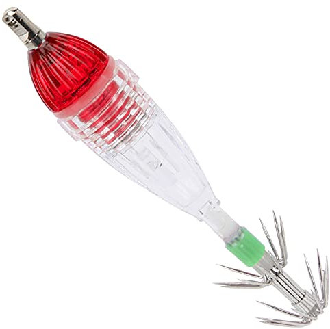 Zerodis Esca Luminosa a LED, Esche da Inseguimento Esche da Pesca Esca per Calamari Stampi per Esche da Pesca Leggere per Offshore Vicino a Riva, Barche, Laghi e Fiumi