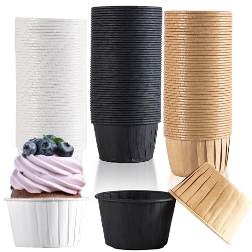 Formine per Muffin di Carta, 150 pezzi Formine da Cupcake, Stampo Muffin di Carta, Wrapper per Feste di Matrimonio e Compleanno