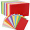 600 Stück Moderationskarten Blanko Kraftpapier bunte 12 Farben DIY Papier Karten Wortkarten Karteikarten Lernkarten Memory Karten für Graffiti Nachricht Gedächtnis (150g/qm)