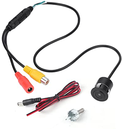 Kabelgebundene Mini-CCTV-Kamera, 170° Weitwinkel, Kabelgebunden, Wasserdicht, Stoßfest, Mini-Farb-CCD-CCD-Kamera Für Auto