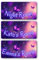 Childrens Bedroom Signs - Custom Personalised Neon Style Metal Name Plaque for Kids, Boys & Girls Home Decor, Nursery, Playroom Door - 20cm x 10cm (Butterflies)