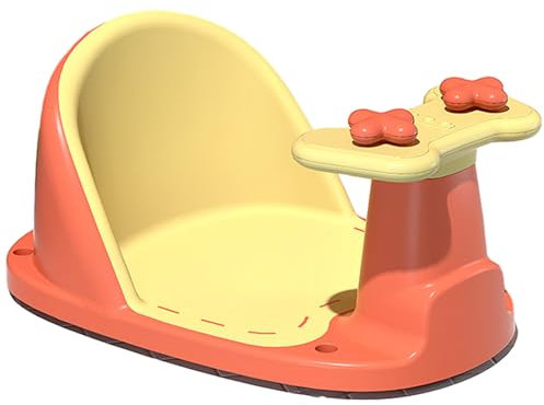 Jomewory Silla de Baño para Bebé | Asiento de Bañera con Ventosas - Soporte de Ducha con Forma Bonita para Sentarse, Recién Nacidos