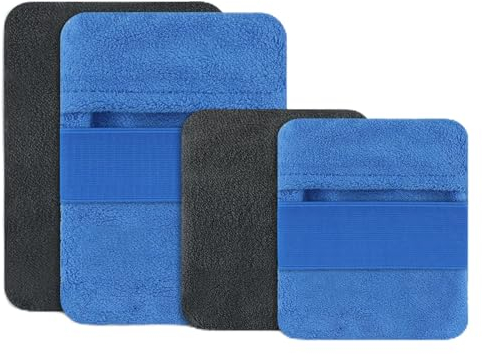 PEUTIER 4St Sand Entferner für Strand, 2 Größen Sand Entferner Beutel Strandsand Entferner Strandsand Reiniger für Strandurlaub Urlaub Camping Utensilien, Ohne Talk (Grau+Blau)