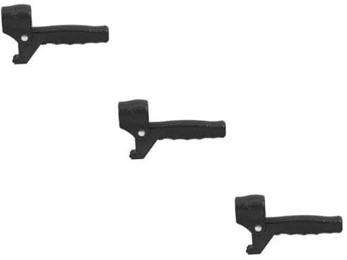 OATIPHO 3 Stück Helf helf ältere Menschen Senior Falten faltbar für mit Spazierstockgriff Krückengriff aus Kunststoff Gehstock langlebiger Stockgriff älterer Spazierstock Plastik Schwarz