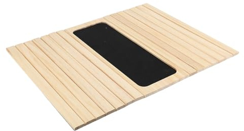 Sxhlseller Sofa Armrest Tray for Couch and Armchair, Wood Arm Table for Drinks Snacks Remote and Cups with Anti Slip Design for Stable Holding of Bowls and Phone