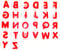 Eduplay 220004 - Riesenstempelset Buchstaben, 26-er Set