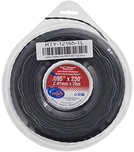 Rotary Item 12165, Trimmer Line .095 Lg Donut Black Vortex Line