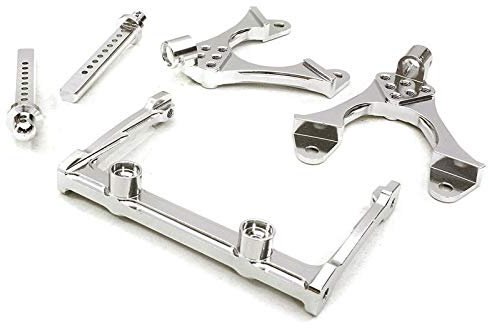 RC Model CNC Machined Front Chassis Brace, Shock Tower & Body Post Kit for Axial SCX-10