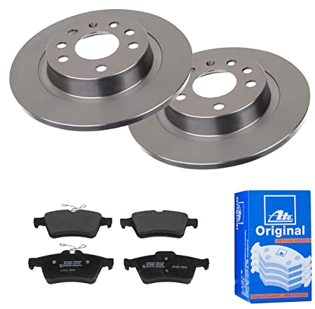 2 Bremsscheiben Voll 278 mm + Bremsbeläge Hinten von ATE Voll (1420-21946) Bremsensatz Bremsanlage Bremsen-Kit,Bremsenset, Bremsscheiben, Bremsbeläge, Bremsen-Set, Beläge, Bremsbelag, Bremsbelagsatz,