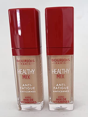 2 x Bourjois Healthy Mix Anti Fatigue Concealer 7.8ml Sealed - 52 Medium