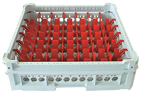 Gastrotop Gläserkorb für Cookmax Breite 500mm Fächergrösse 63x63mm 49 Gläser Höhe 150mm Länge 500mm Nutzhöhe 115mm