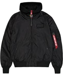 ALPHA INDUSTRIES Herren Alpha Industries Ma-1 Tt Hood Bomberjacke für Herren Bomberjacke