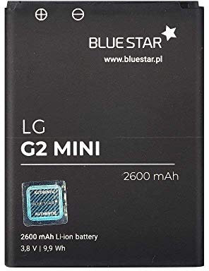 Bluestar Akku Ersatz kompatibel mit LG G2 Mini 2600mAh 3,8V Li-lon Austausch Batterie Accu BL-59UH D620 D620R