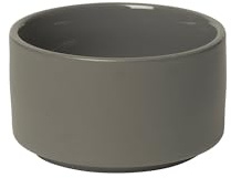 blomus Snackschale PILAR | Keramik | Farbe Pewter | 130 ml | Spülmaschinenfest & mikrowellengeeignet