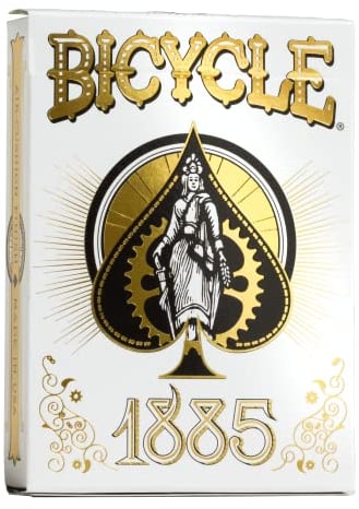 Fournier 10020281 - Bicycle 1885 Poker-Kartendeck, 1043864