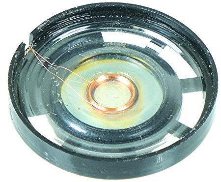 Paradisetronic.com Altoparlante da 0,25 W, 8 Ω, diametro 29 mm, 8 Ohm