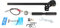 Handpumpe, hoher Ball Luftdruck 0-6000 psi Wolframstahl PCP 3 stufige Handpumpe für Luftgewehrboot Reifenball