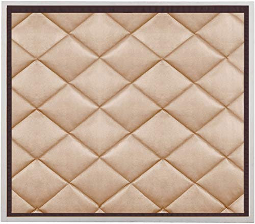 Liveinu Isolant Thermique Isolation Porte Moustiquaire Rideau De Porte Isolant Coton Rideau d'occultation Coupe-Vent Imperméable Isolation Phonique Or 120x120cm