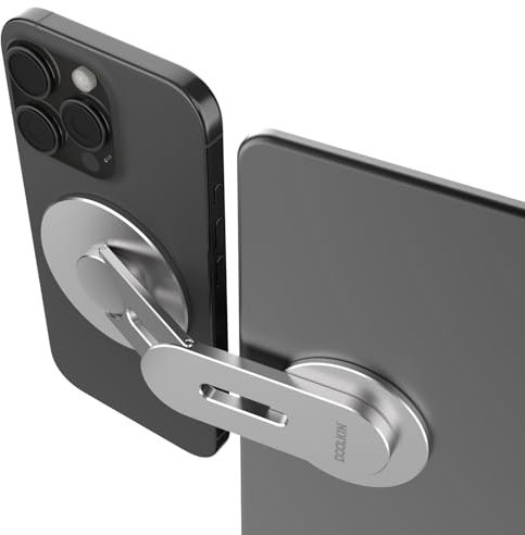 Doolkin® Pizo Halterung, Laptop-Handyhalterung, Verstellbarer Laptop-Ständer, Faltbarer Laptop-Seitenhalterungsclip, Computer-Monitor-Erweiterungshalterung, magnetische Handyhalterung