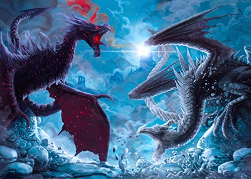 Displate Offiziell Elder Scrolls Skyrim MetallPoster Magnetische Befestigung Inklusive Lizenziert Bilder Hochwertiges Poster Skyrim Dragons - Skyrim Dragons Poster 45 cm x 32 cm